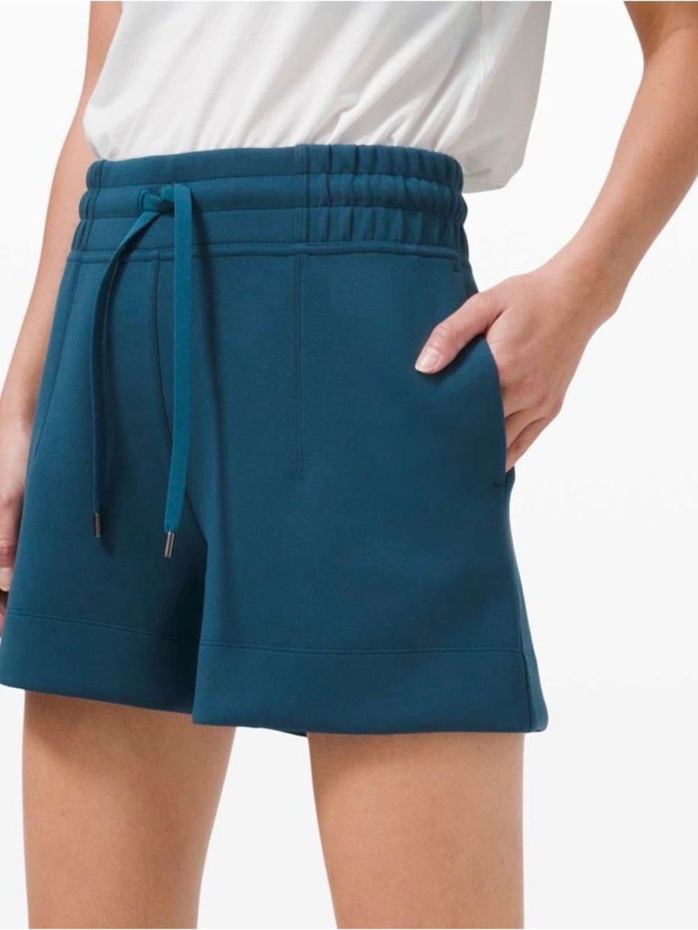 lululemon athletica Soft Ambitions Short 4” Blue Borealis